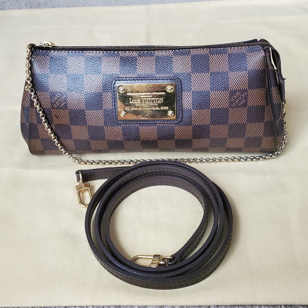 Louis Vuitton Eva Damier Ebene Crossbody Bag
